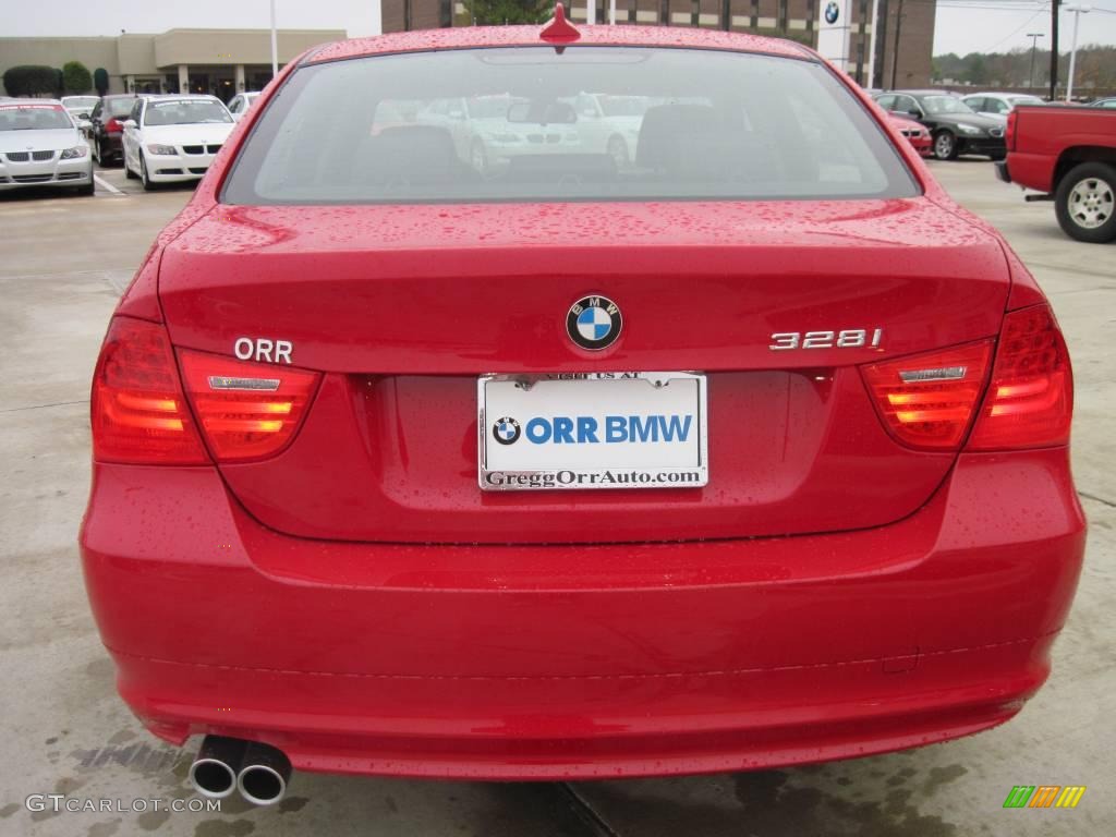 2010 3 Series 328i Sedan - Crimson Red / Black photo #6