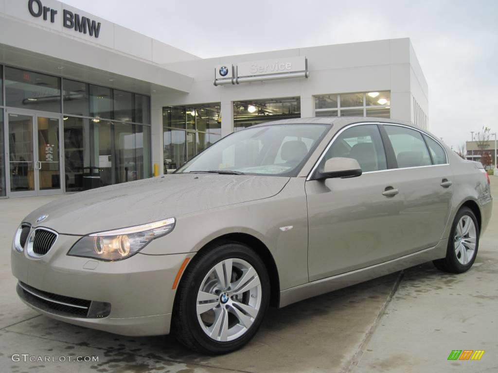 2010 5 Series 528i Sedan - Platinum Bronze Metallic / Cream Beige photo #1