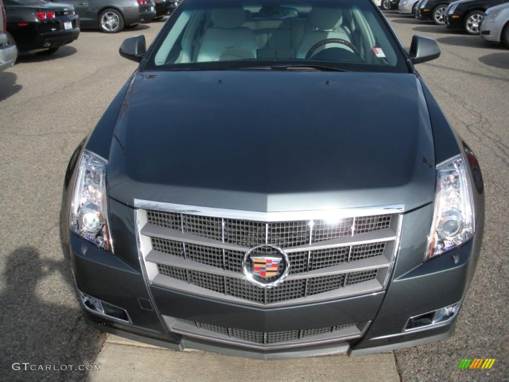 2008 CTS 4 AWD Sedan - Thunder Gray Chromaflair / Light Titanium/Ebony photo #2