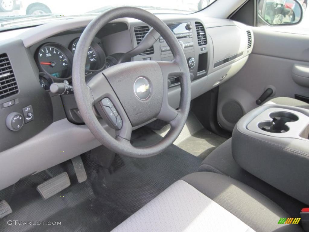 2009 Silverado 1500 Regular Cab - Summit White / Dark Titanium photo #8