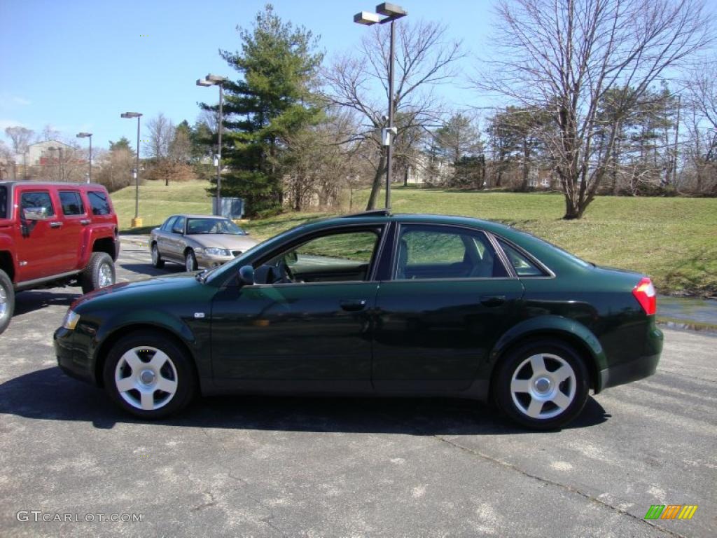 2003 A4 1.8T quattro Sedan - Goodwood Green Pearl Effect / Beige photo #10