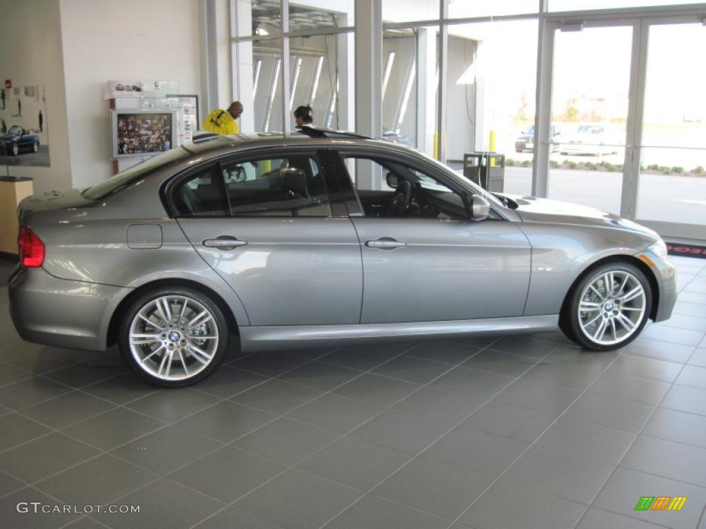 2010 3 Series 335i Sedan - Space Gray Metallic / Black photo #4