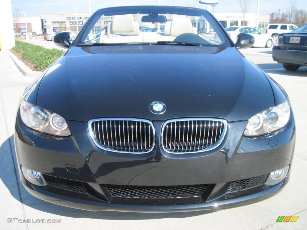 2010 3 Series 328i Convertible - Black Sapphire Metallic / Beige photo #5