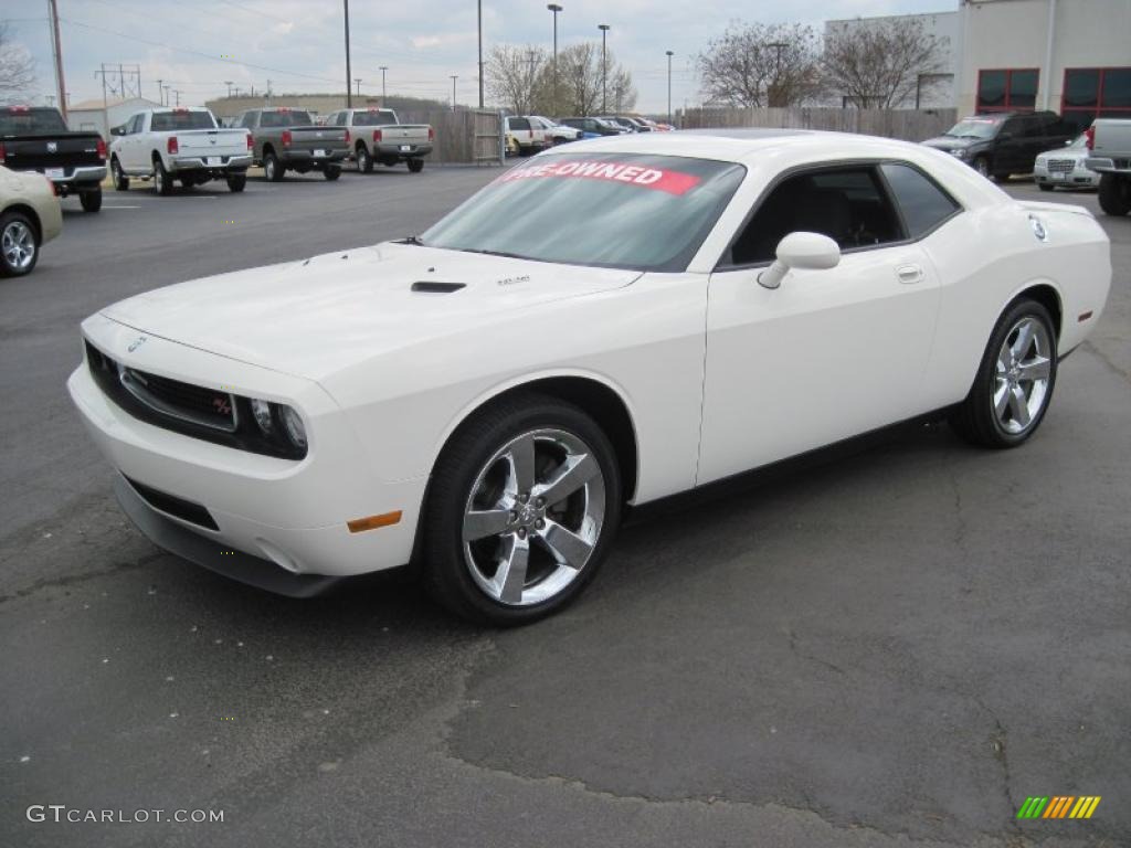 2009 Challenger R/T - Stone White / Dark Slate Gray photo #1