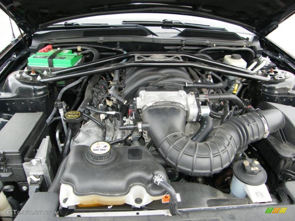 2007 Mustang GT Premium Coupe - Black / Black/Red photo #27