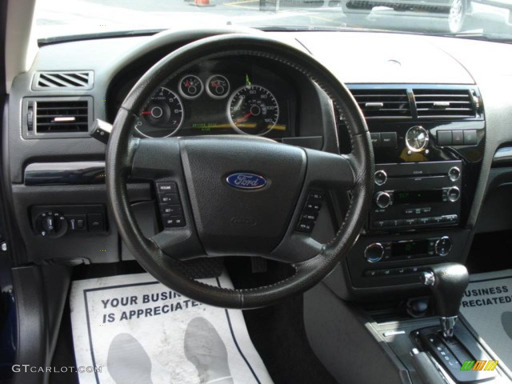 2008 Fusion SEL V6 - Dark Blue Ink Metallic / Charcoal Black photo #14