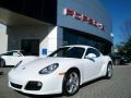 2009 Carrara White Porsche Cayman S  photo #1