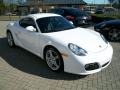 2009 Carrara White Porsche Cayman S  photo #3