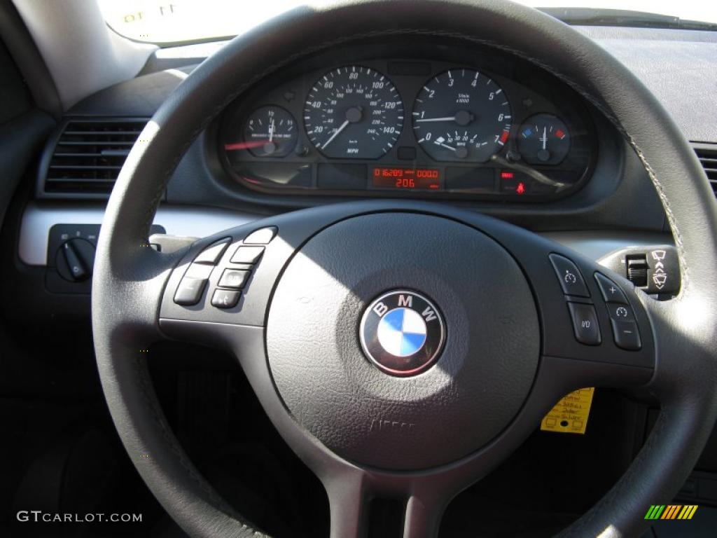 2004 3 Series 325i Coupe - Titanium Silver Metallic / Black photo #15