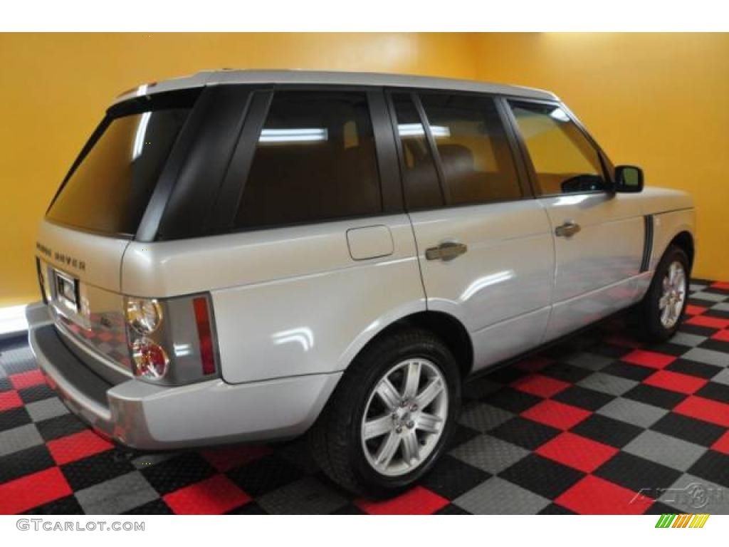 2006 Range Rover HSE - Zambezi Silver Metallic / Charcoal/Jet photo #6