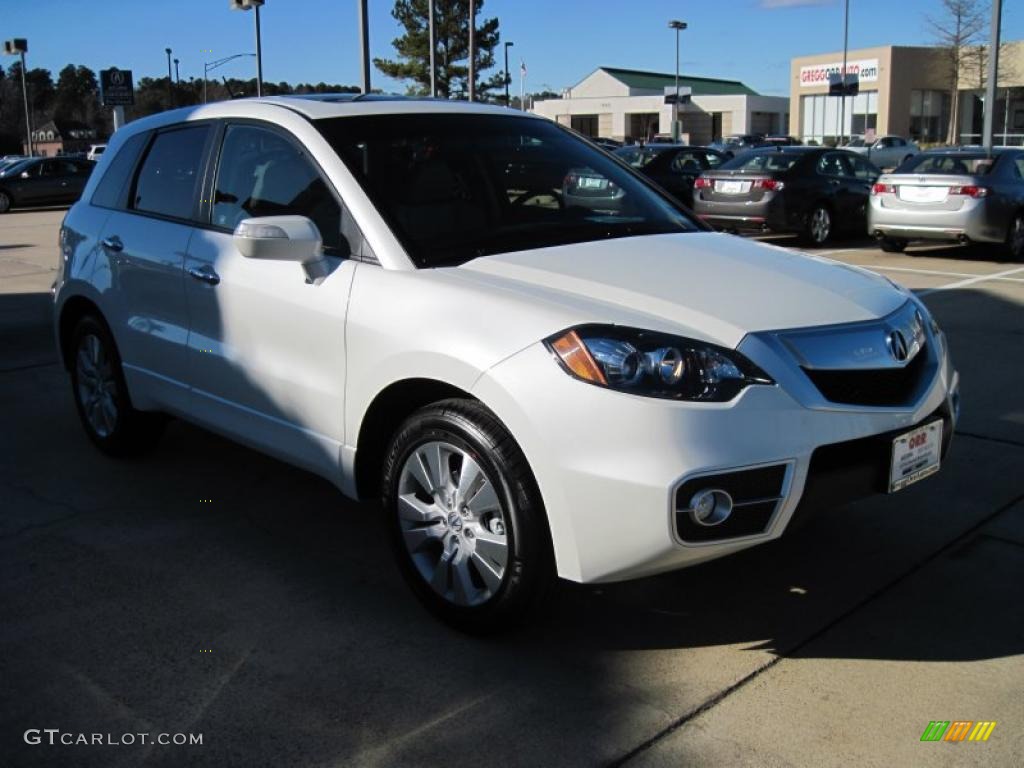 2010 RDX  - White Diamond Pearl / Taupe photo #2