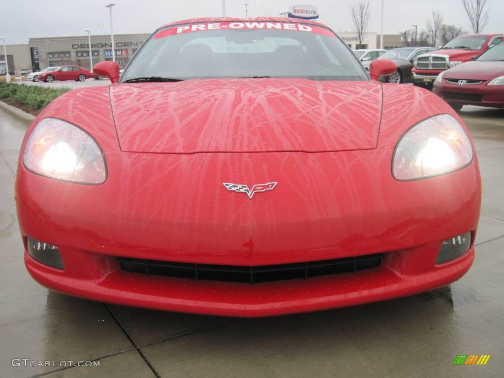 2009 Corvette Coupe - Victory Red / Ebony photo #5