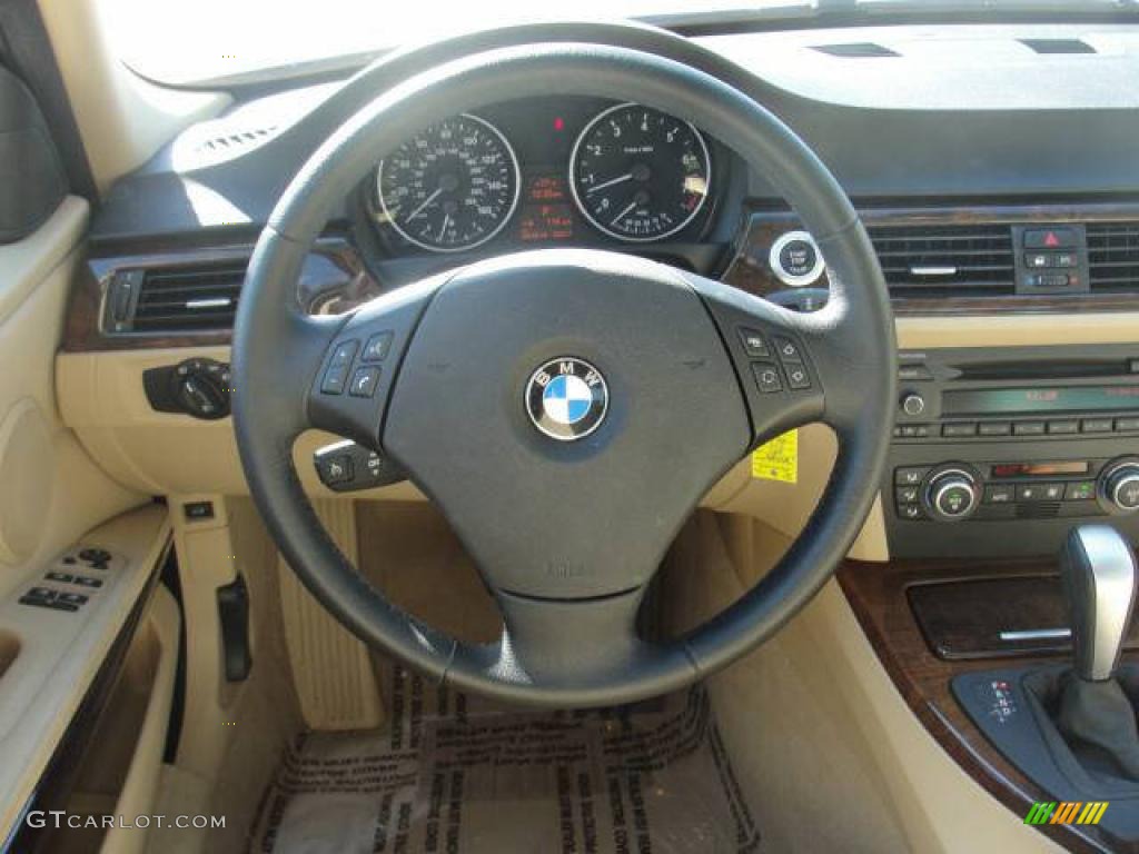 2007 3 Series 328i Sedan - Barbera Red Metallic / Beige photo #6