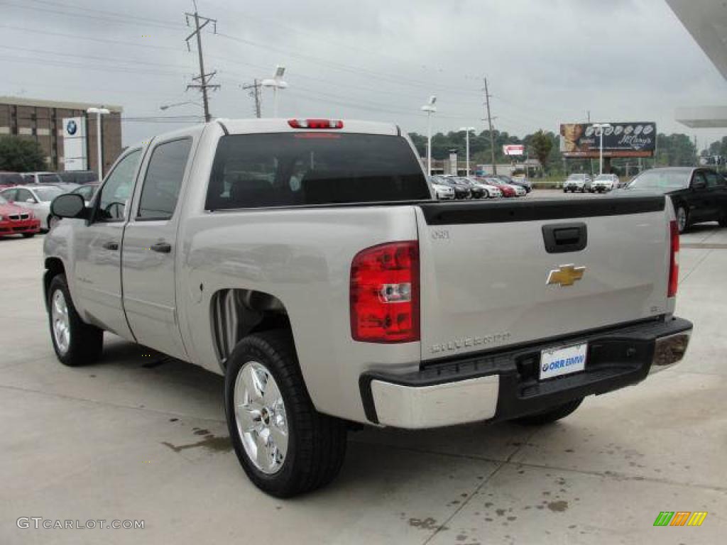 2009 Silverado 1500 LT Crew Cab - Silver Birch Metallic / Ebony photo #4