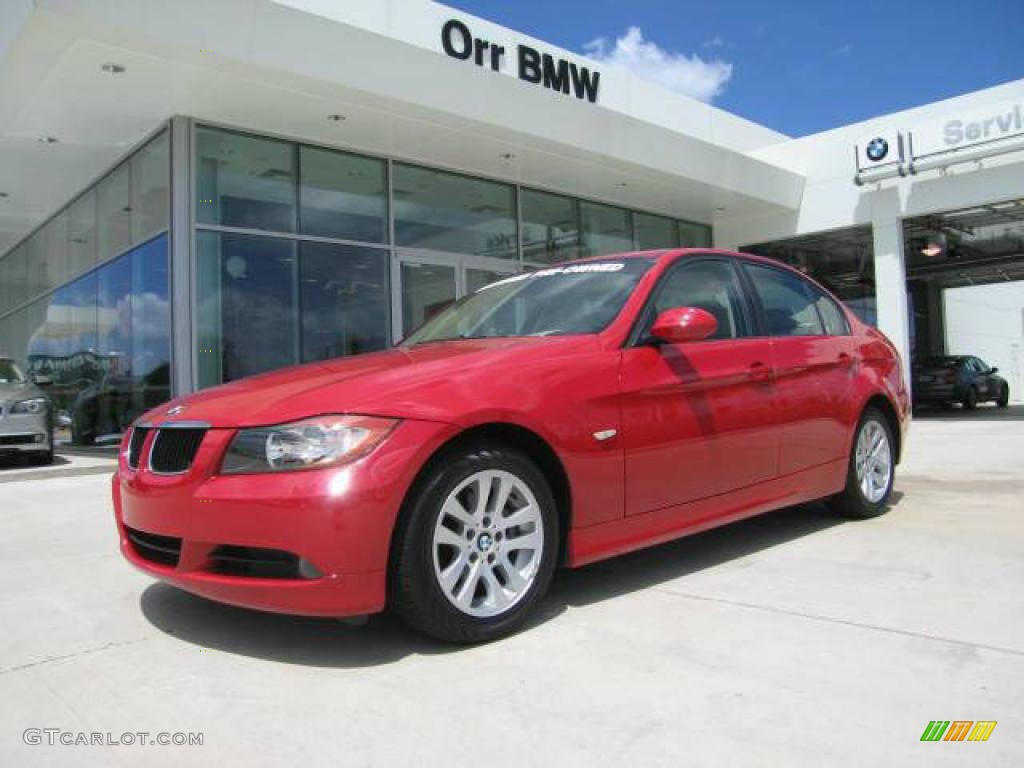 Crimson Red BMW 3 Series