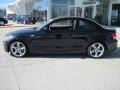 2008 Jet Black BMW 1 Series 135i Coupe  photo #3