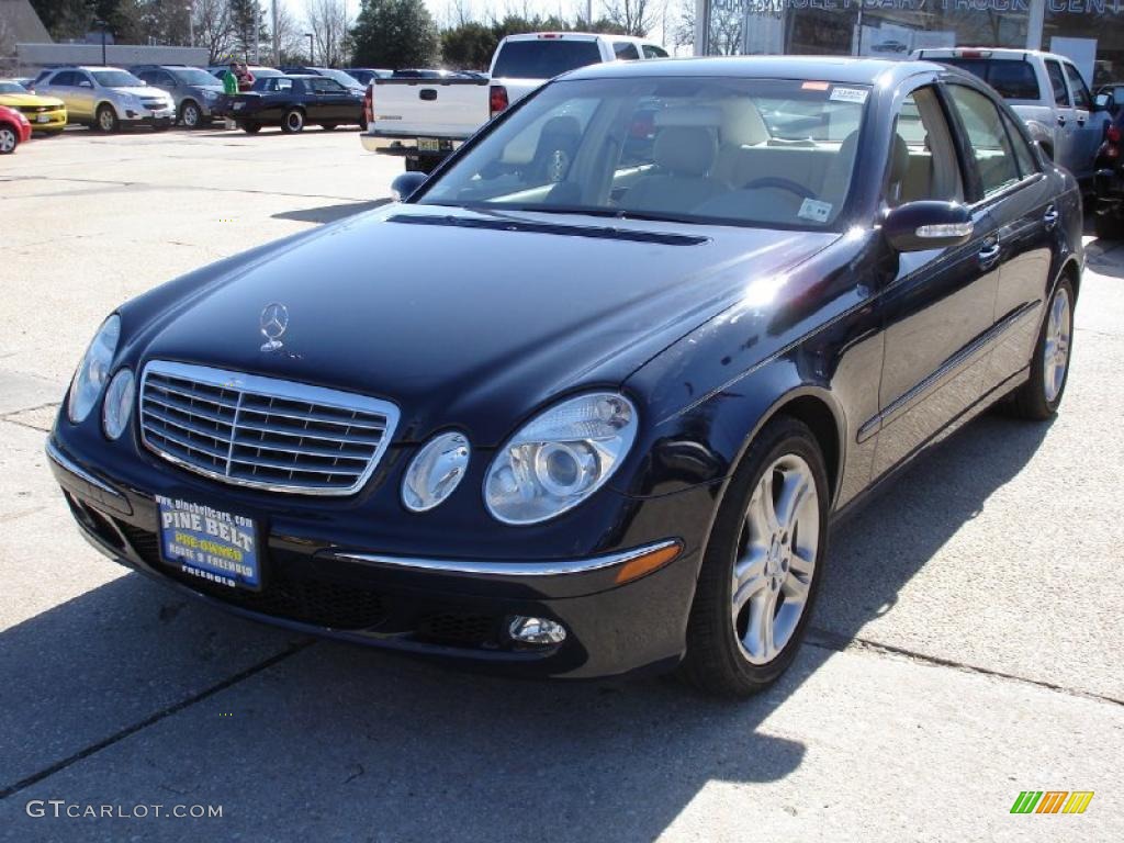 2005 E 500 Sedan - Midnight Blue / Stone photo #1