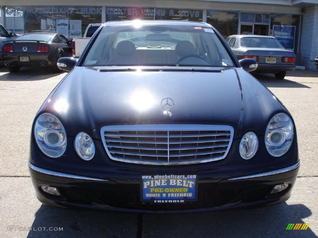 2005 E 500 Sedan - Midnight Blue / Stone photo #2