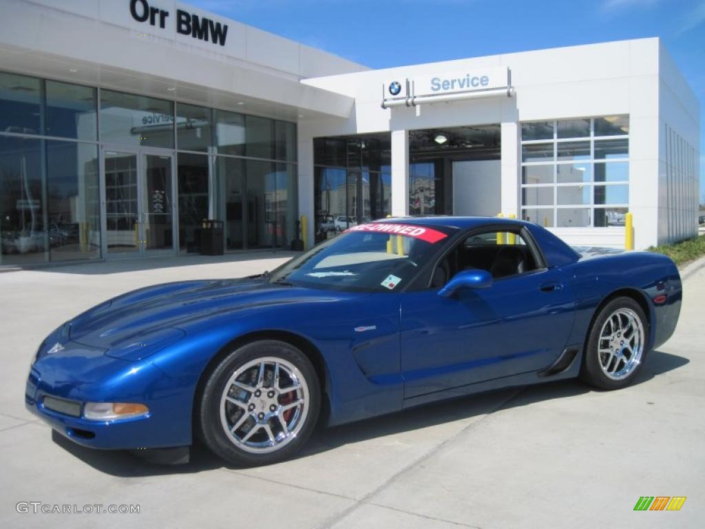 Electron Blue Metallic Chevrolet Corvette