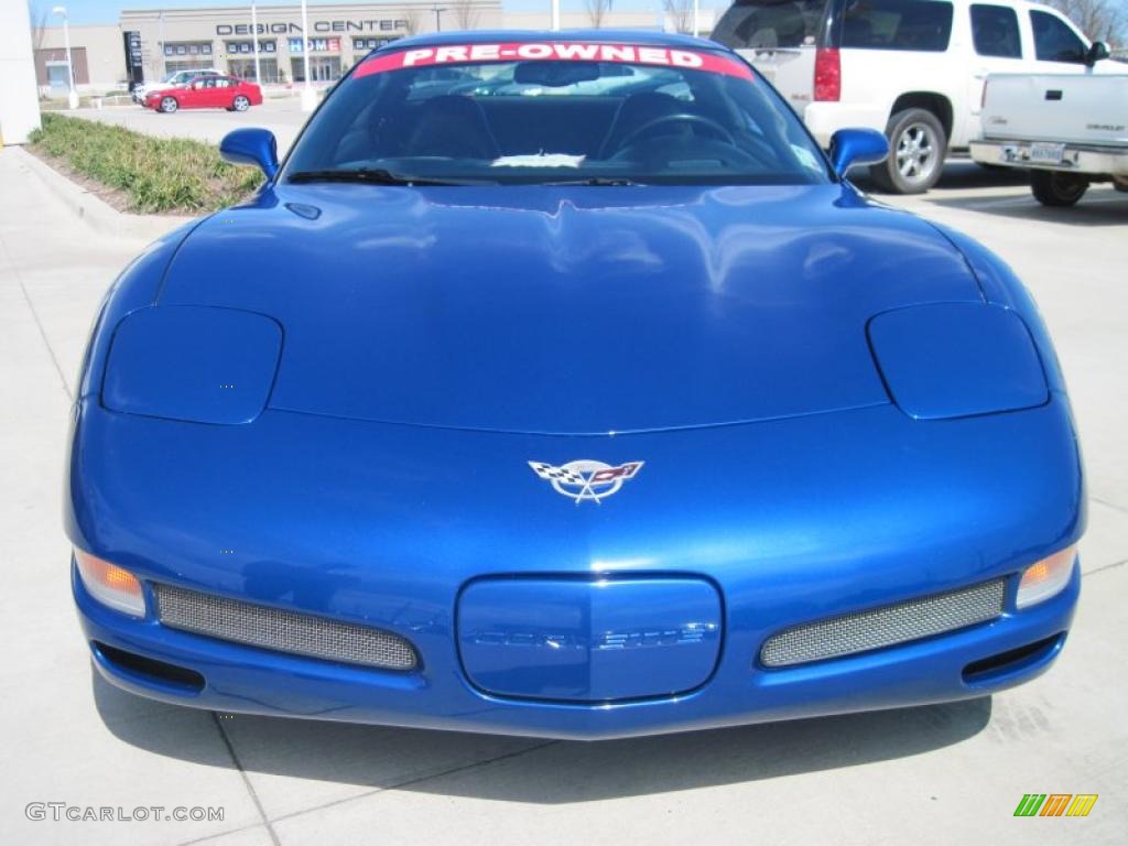 2003 Corvette Z06 - Electron Blue Metallic / Black photo #5