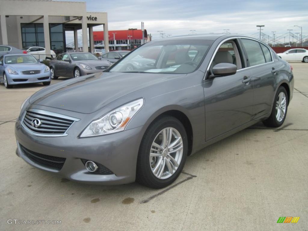 2010 G 37 Journey Sedan - Graphite Shadow / Stone photo #1