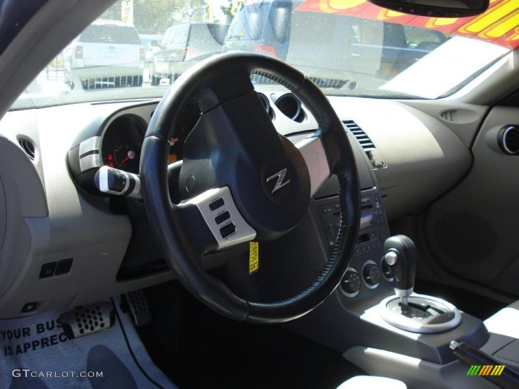 2003 350Z Touring Coupe - Daytona Blue / Frost photo #7