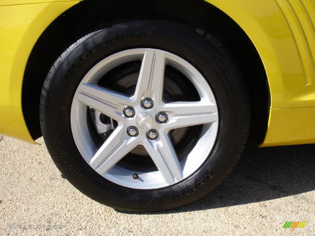 2010 Camaro LT Coupe - Rally Yellow / Black photo #8
