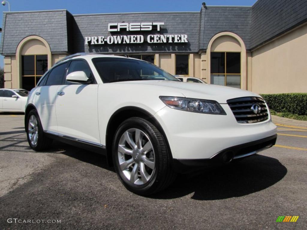 Ivory White Pearl Infiniti FX