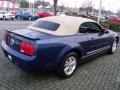 2008 Vista Blue Metallic Ford Mustang V6 Deluxe Convertible  photo #11