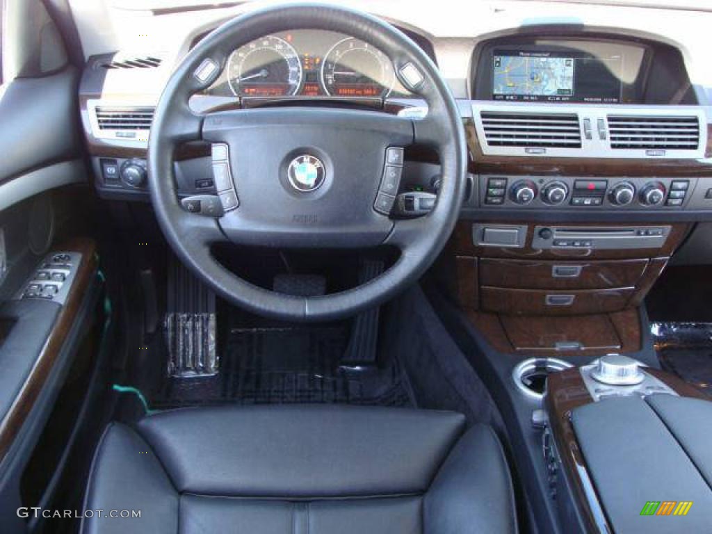 2007 7 Series 750Li Sedan - Black Sapphire Metallic / Black photo #5