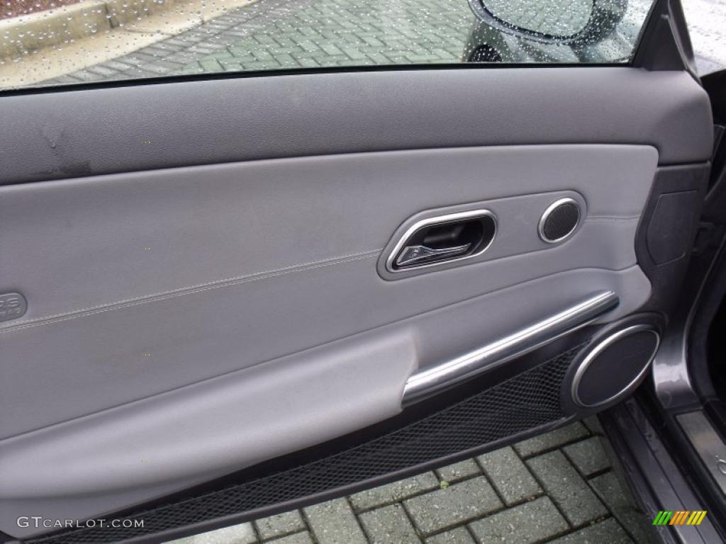 2005 Chrysler Crossfire Limited Coupe Dark Slate Grey/Medium Slate Grey Door Panel Photo #27256672