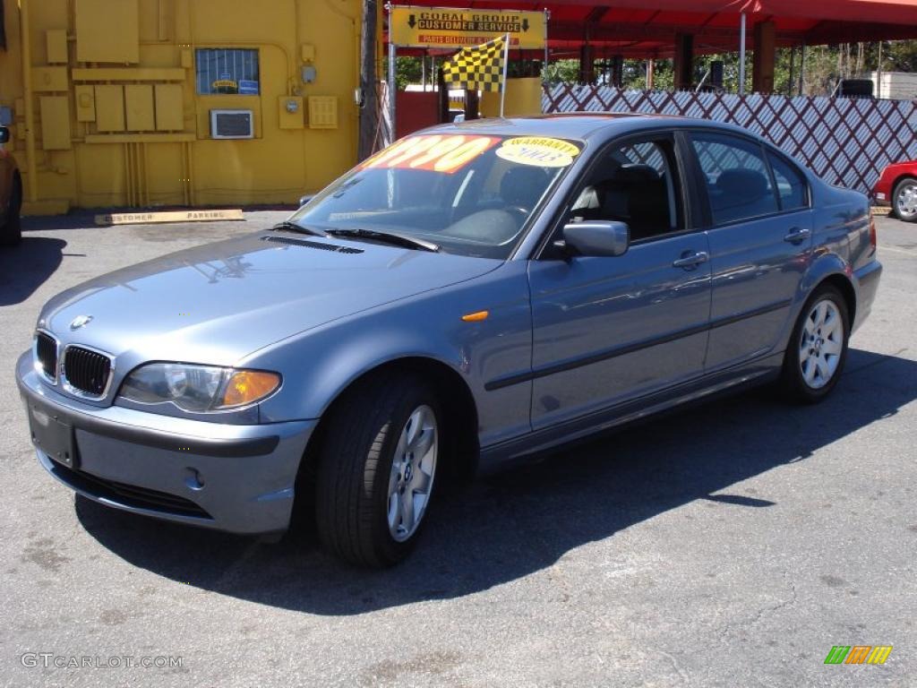 2003 3 Series 325i Sedan - Steel Blue Metallic / Black photo #3