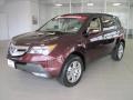 2008 Dark Cherry Pearl Acura MDX Technology  photo #1