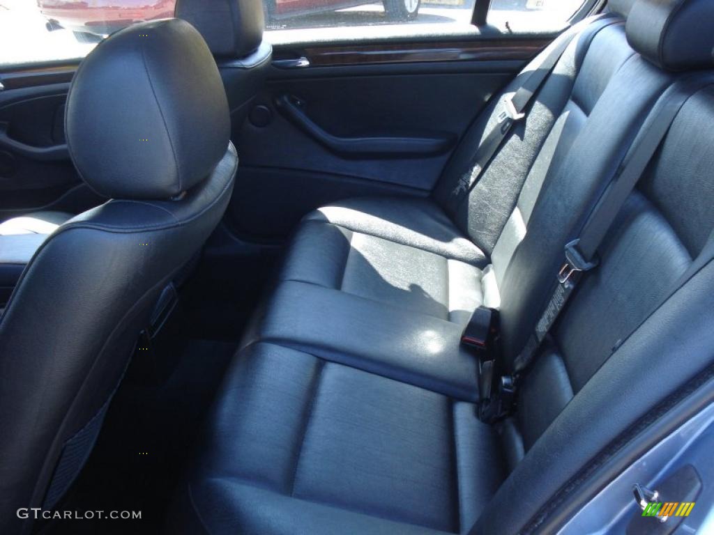 2003 3 Series 325i Sedan - Steel Blue Metallic / Black photo #10