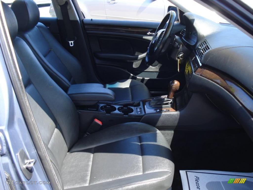 2003 3 Series 325i Sedan - Steel Blue Metallic / Black photo #12