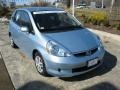 2007 Lunar Mist Blue Metallic Honda Fit   photo #1