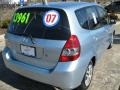 2007 Lunar Mist Blue Metallic Honda Fit   photo #8