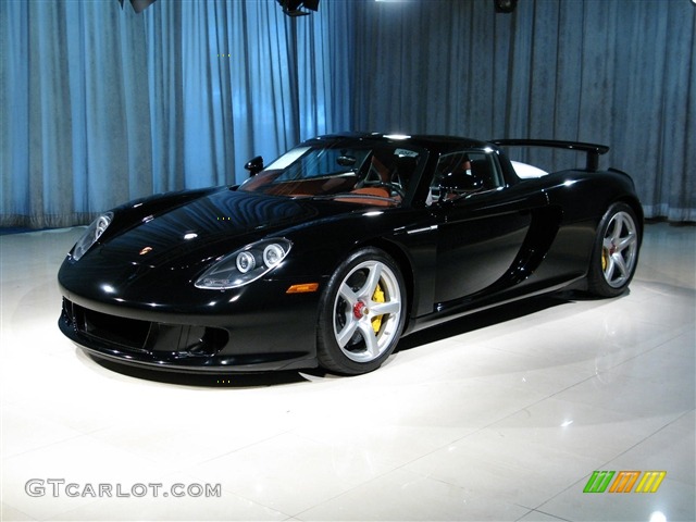 Black 2005 Porsche Carrera GT Standard Carrera GT Model Exterior Photo #272593
