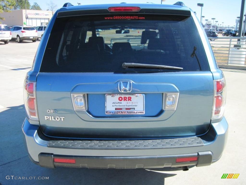 2006 Pilot EX-L - Steel Blue Metallic / Gray photo #6