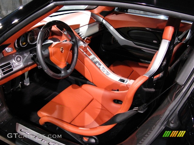 Terracotta Interior 2005 Porsche Carrera GT Standard Carrera GT Model Photo #272628
