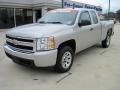 2008 Silver Birch Metallic Chevrolet Silverado 1500 LS Extended Cab  photo #1