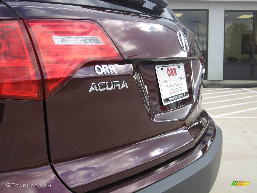 2007 MDX  - Dark Cherry Red Pearl / Taupe photo #13