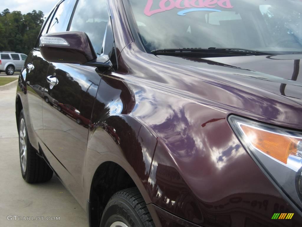 2007 MDX  - Dark Cherry Red Pearl / Taupe photo #14