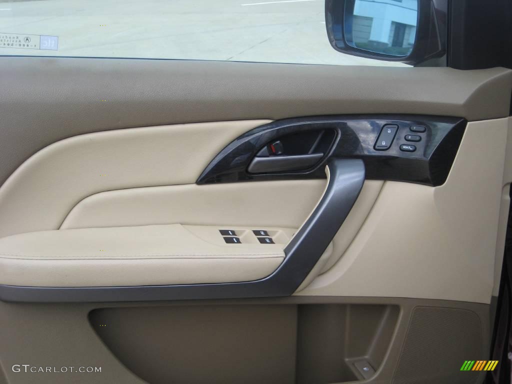 2007 MDX  - Dark Cherry Red Pearl / Taupe photo #17