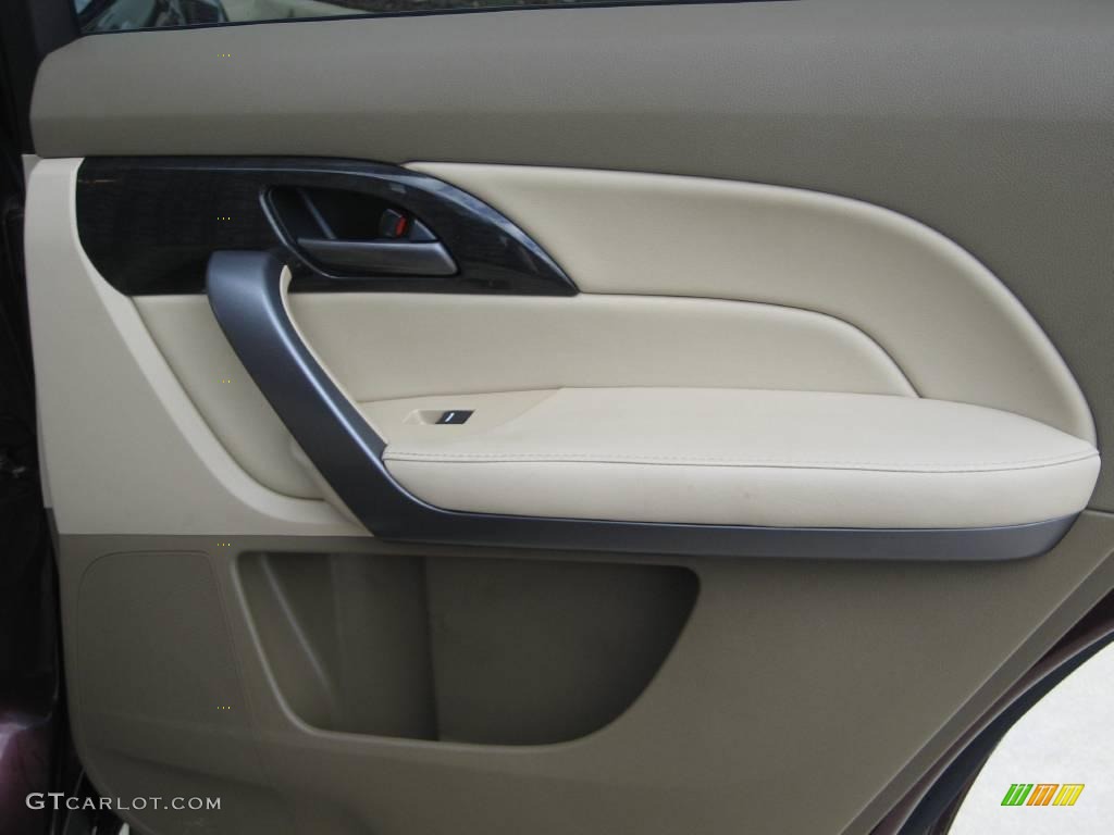 2007 MDX  - Dark Cherry Red Pearl / Taupe photo #19