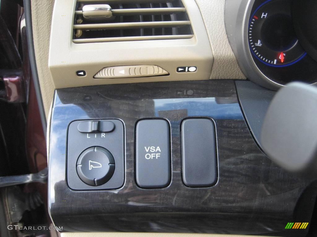 2007 MDX  - Dark Cherry Red Pearl / Taupe photo #39