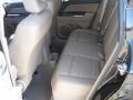 2009 Jeep Compass Light Pebble Beige McKinley Leather Interior Rear Seat Photo