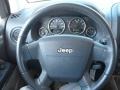 2009 Jeep Compass Light Pebble Beige McKinley Leather Interior Steering Wheel Photo
