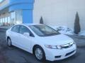 Spectrum White Pearl - Civic Hybrid Sedan Photo No. 1