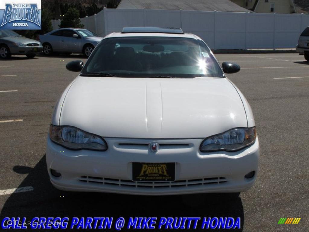 2001 Monte Carlo SS - White / Ebony Black photo #4